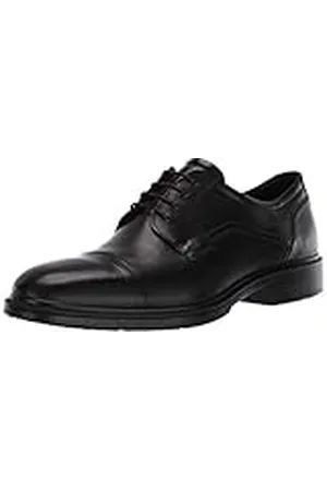 Ecco Lisbon Plain Toe Tie 622114, Zapatos de Cordones Hombre, , 46 EU Ancho