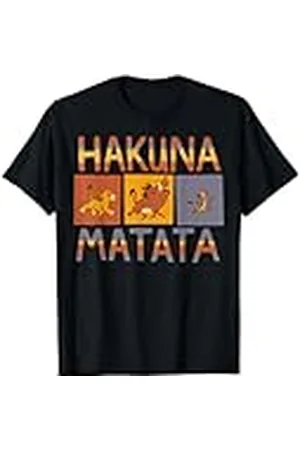 Disney The Lion King Hakuna Matata Solid Blocks Camiseta