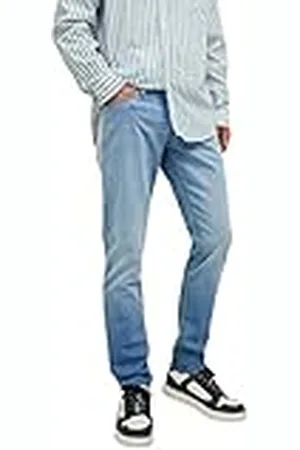 JACK & JONES Jjiglenn Jjicon GE 625 I.k Noos Pantalones, Azul Denim, 28W / 30L para Hombre