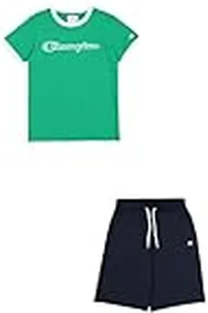 Champion Legacy Boy-Graphic Crewneck Set with Large Print Conjunto, , 13-14 Años para Niños