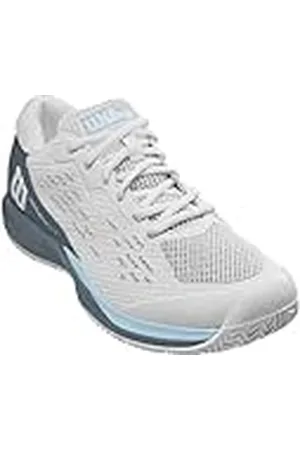 Wilson Rush Pro Ace Pickler para Mujer, Blanco/Gris/Azul Bebé, 5.5