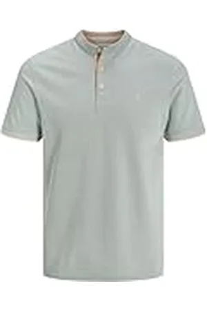 JACK & JONES Jjepaulos Mao Polo SS Noos, , XL Hombres