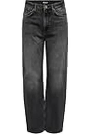 ONLY Onlcarrie HW Str Tapered Bl Dnm CRO Jeans, , 29W x 32L para Mujer