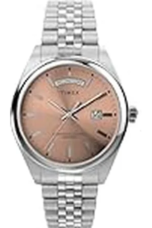 Timex Reloj Analógico para para Hombre de Cuarzo con Correa en Acero Inoxidable TW2W42700