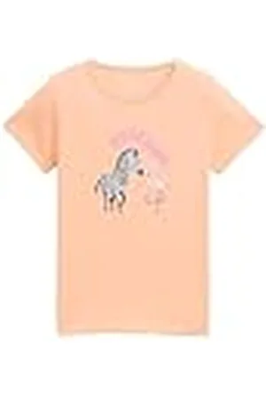 TOM TAILOR 1046291 Camiseta, 37758-Peach Bloom, 128-134 para Niñas