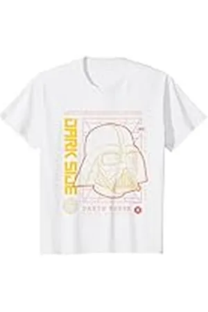 STAR WARS Niños Darth Vader Dark Grid Camiseta