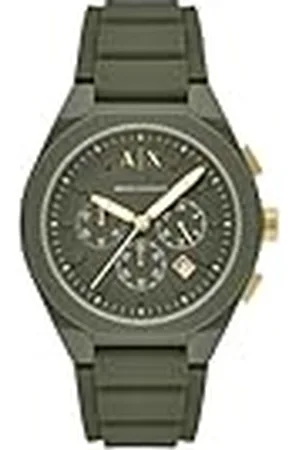 Armani Exchange Reloj Analógico para Hombres de Cuarzo con Correa en Silicona AX4169