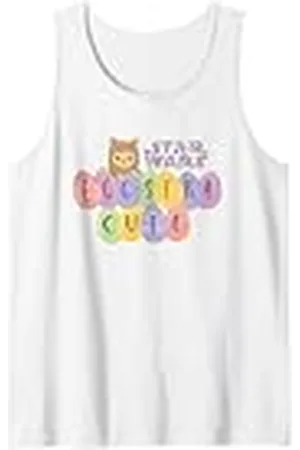 STAR WARS Easter Ewok Egg-Stra Cute Pastel Color Big Logo Camiseta sin Mangas