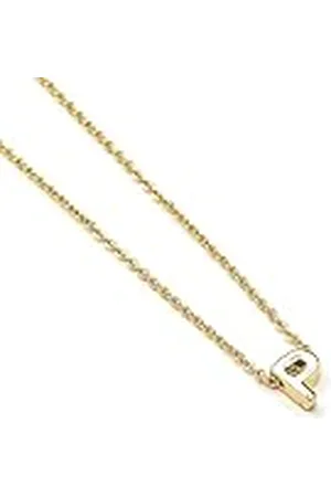 Luxenter Collar Alphabet acabado oro 18k - Letra P