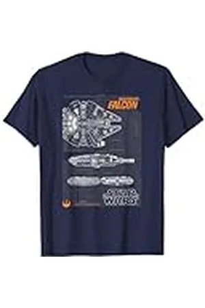 STAR WARS Millenium Falcon Light Orange Camiseta