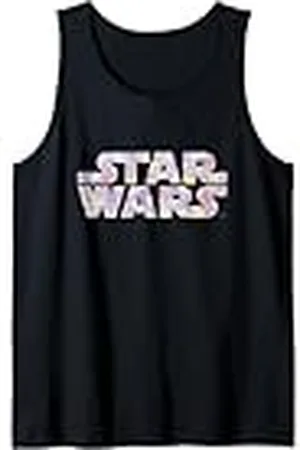 STAR WARS Iconic Spring Flowers Pastel Colors Big Chest Logo Camiseta sin Mangas