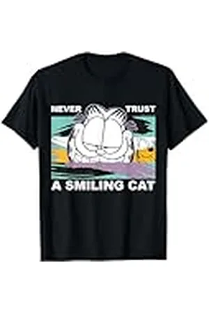 Garfield Garfiled - Nunca te fíes de un gato sonriente Camiseta