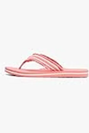Tommy Hilfiger TH Webbing Beach Sandal Fw0fw08739, Chanclas Mujer, Pink (Washed Cherry), 40 EU