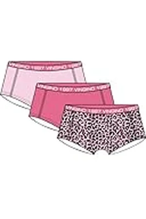 Vingino Girls-boxer-3pack Calzoncillo, Rosa, XXL para Niñas