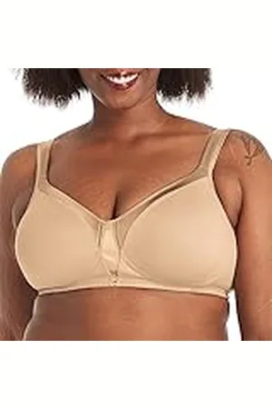 Playtex 18 Hour Silky Sleek Smoothing Wirefree Bra, Sujetador, , 100C