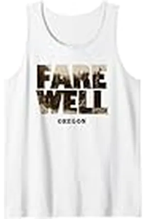 Playstation 3 Days Gone Farewell Oregon Landscape Big Chest Logo Camiseta sin Mangas
