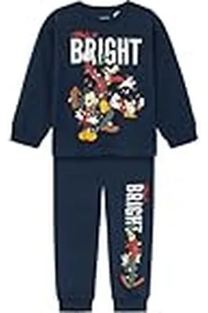 NAME IT NMMSILVA Mickey LS NIGHTSET WDI Fútbol, , 98 para Niños