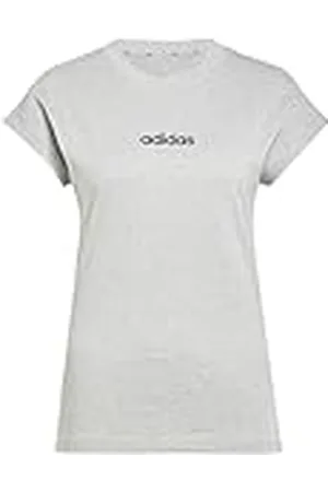 adidas Mujer Essentials Linear Cotton T-Shirt, , S