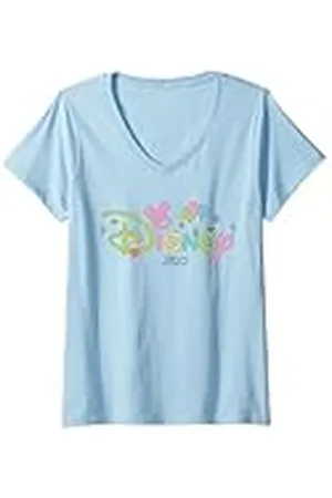 Disney Mujer Celebration Logo Birthday Party Vacation Trip 2025 Camiseta Cuello V