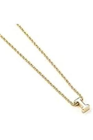 Luxenter Collar Alphabet acabado oro 18k - Letra I