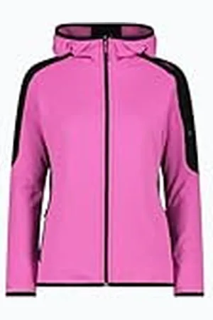CMP Chaqueta de forro polar Grid Tech con capucha fija para mujer