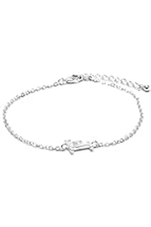 Luxenter Pulsera Alphabet acabado plata - Letra F