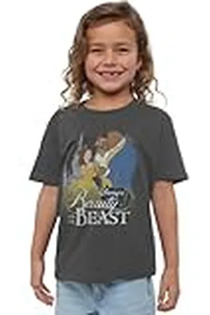 Disney Mandarin creative ltd Beauty and The Belle Beast Castle Girls T Shirt Camiseta, , 9-10 años para Niñas