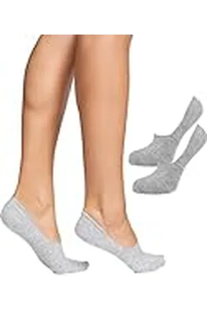 Nur Die Bambus Füssling 2er Pack Damen Kaum Sichtbar Bambussocken Socke Weich Atmungsaktiv Unsichtbar Verrutschen Nicht Zorro, Gris Claro, 44 Mujeres