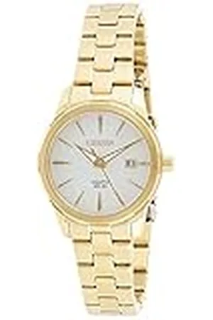 Citizen Reloj Analógico para Mujer de Cuarzo con Correa en Acero Inoxidable EU6072-56D