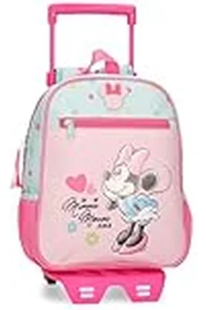 Disney Joumma Minnie Imagine Mochila Preescolar con Carro 23x28x10 cms Poliéster 6,44L