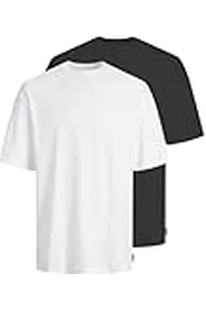 JJ Loose Fit tee 2-Pack MP Jreb-Juego de 2 Camisetas de Corte Holgado, , M (Pack de 2) Hombres