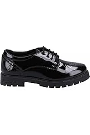 Hush Puppies Jayne Patent Senior, Zapatos para Uniformes de Escuela, Black, 38 EU