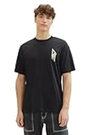 TOM TAILOR 1040865 Camiseta, 29999-Black, XXL para Hombre
