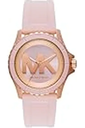 Michael Kors Reloj Analógico para Mujeres de Cuarzo con Correa en Silicona MK7536