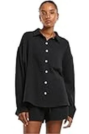 Urban classics Tb7476-ladies Oversized Musselin Blouse, , M Mujeres