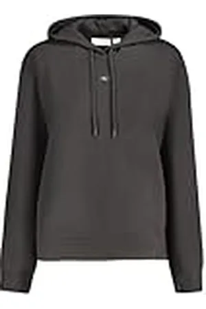 Calvin Klein Woven Label Regular Hoodie Sudadera con Capucha, , 3XL para Mujer