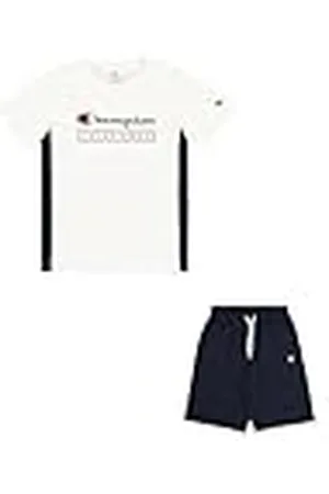 Champion Legacy Boy-Graphic Crewneck Set with Large Logo Conjunto, , 13-14 Años para Niños