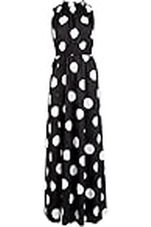 SOHUMAN Black Dress with White Dots
