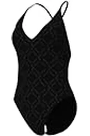 Arena Losange Graphic Bañador Mujer, Traje de Baño en Tejido Elástico Reciclado de Secado Rápido, Bañador para Playa y Piscina con Tejido Forrado y Copas Extraíbles