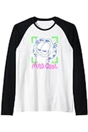 Garfield Garfiled - Mad Cool Retro Cat Camiseta Manga Raglan