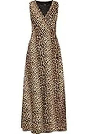 Faina Maxikleid mit Vestido Largo Leoprint, , M Mujeres