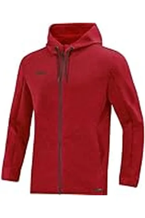 Jako Kapuzenjacke Premium Basics Chaqueta con Capucha, Hombres, Rojo Jaspeado, XXX-Large