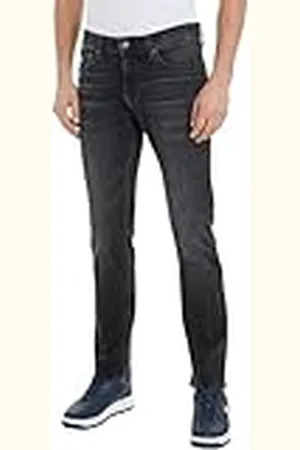 Tommy Hilfiger Vaqueros Hombre Scanton Slim Fit, Azul (Denim Black), 30W/36L