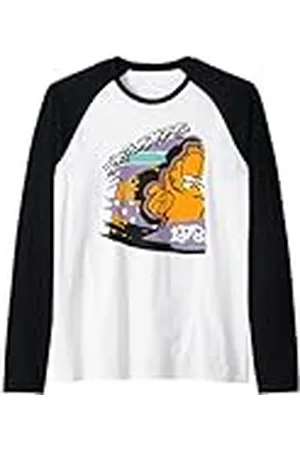 Garfield Garfiled - Odio los lunes Streetwear Camiseta Manga Raglan