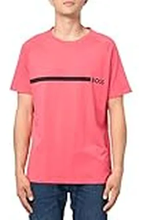 HUGO BOSS Repeat Logo Cotton T-Shirt Salida de baño, , L Hombres