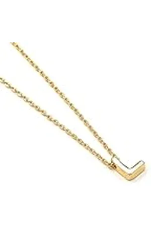 Luxenter Collar Alphabet acabado oro 18k - Letra L