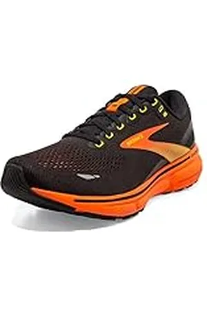 Brooks Ghost 15, Zapatillas para correr Hombre, Multicolor (Negro Amarillo Y Rojo), 46 EU