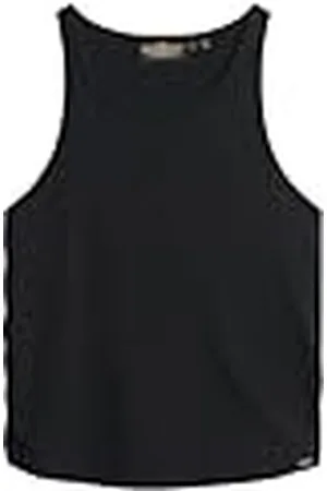 Superdry Ruched Tank Top T8-Jersey Vest, Mujer-Ropa de Abrigo, 38