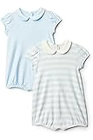 Amazon X Sofia Grainge Mono de Manga Corta con Cuello Babero Bebé Niña, Pack de 2, , 0-3 meses