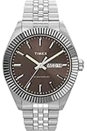 Timex Reloj Analógico para Hombres de Cuarzo con Correa en Acero Inoxidable TW2V46100
